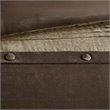Madison Park Boone 7-Piece Polyester Microsuede Comforter Set in Brown