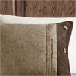 Madison Park Boone 7-Piece Polyester Microsuede Comforter Set in Brown
