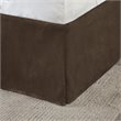 Madison Park Boone 7-Piece Polyester Microsuede Comforter Set in Brown