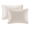 Madison Park Quebec Polyester Microfiber Bedspread Set in Cream