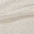 Madison Park Quebec Polyester Microfiber Bedspread Set in Cream