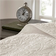 Madison Park Quebec Polyester Microfiber Bedspread Set in Cream