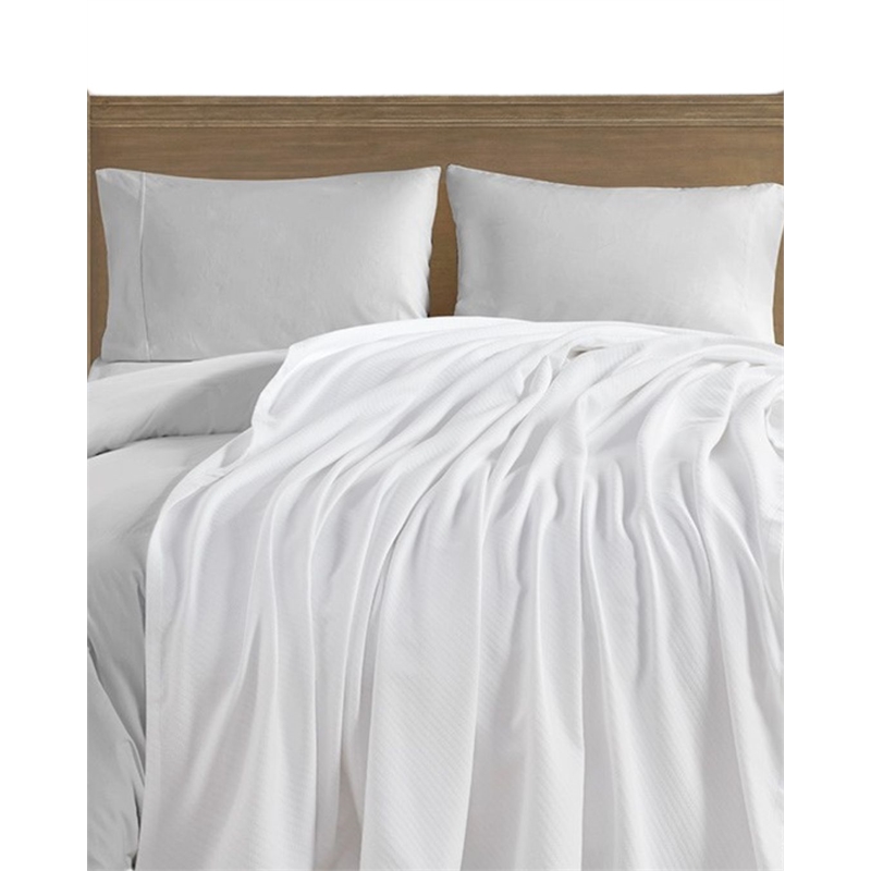 Madison Park Contemporary Cotton Blanket with 1