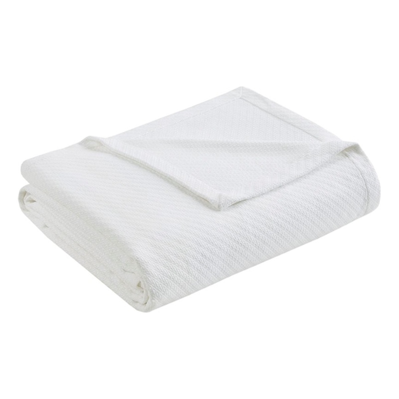 Madison Park Contemporary Cotton Blanket with 1