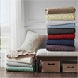 Madison Park Quebec 3-Piece Polyester Brushed Microfiber Bedspread Set in White