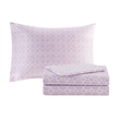 Madison Park Essentials 7-Piece Cotton Lafael Complete Comforter Set in Purple