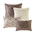 Madison Park Essentials Joella 24-Piece Polyester Polyoni Comforter Set in Ivory