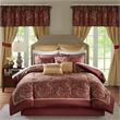 Madison Park Essentials Brystol 24-Piece Polyester Comforter Set in Red/Yellow