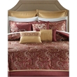 Madison Park Essentials Brystol 24-Piece Polyester Comforter Set in Red/Yellow
