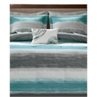 Madison Park Essentials Saben 9-Piece Microfiber Complete Bed & Sheet Set - Blue