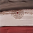 Madison Park Essentials Delaney 24-Piece Polyester Jacquard Comforter Set in Red