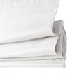 Madison Park Galen Basketweave Room Darkening Cordless Roman Shade in White