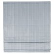 Madison Park Galen Polyester Basket Weave Light Filtering Roman Shade in Blue