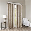 SunSmart Mirage Fabric Knitted Jacquard Total Blackout Window Panel in Beige