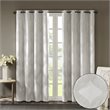 SunSmart Bentley Polyester Knitted Coated Total Blackout Window Panel in Ivory