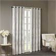 SunSmart Bentley Polyester Knitted Coated Total Blackout Window Panel in Ivory