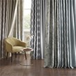 SunSmart Blakesly Polyester Blackout Printed Window Panel in Gray
