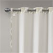 SunSmart Blakesly Polyester Blackout Printed Window Panel in Taupe Brown
