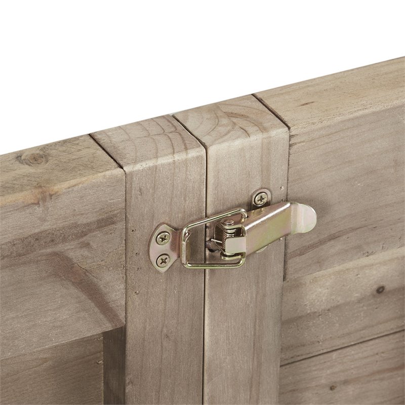 INK+IVY Sonoma Rectangular Metal and Wood Dining Table in Natural