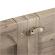 INK+IVY Sonoma Rectangular Metal and Wood Dining Table in Natural