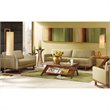 INK+IVY Rocket Rectangular Solid Wood and Glass Coffee Table in Brown
