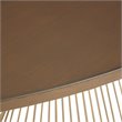 INK+IVY Mercer Oval Mid-Century MDF and Metal Dining Table in Natural