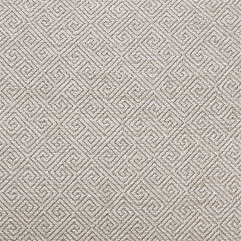 Madison Park Augustine Fabric and Solid Wood Swivel Glider Chair in Cream