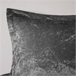 Intelligent Design Felicia Polyester Velvet Comforter Set in Gray