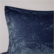 Intelligent Design Felicia Polyester Crushed Comforter Set in Navy