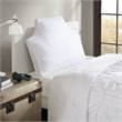 Intelligent Design Cotton Canvas Oversized Headboard Pillow in White