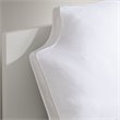 Intelligent Design Cotton Canvas Oversized Headboard Pillow in White