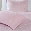 Mi Zone Rosalie Polyester Printed Brushed Comforter Set in Pink Blush