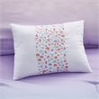 Mi Zone Glimmer Polyester Glitter Printed Comforter Set in Aqua Blue