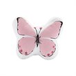 Cynthia Polyester Printed Butterfly Comforter Set in Pink