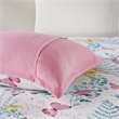 Cynthia Polyester Printed Butterfly Comforter Set in Pink