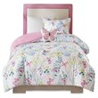 Cynthia Polyester Printed Butterfly Comforter Set in Pink