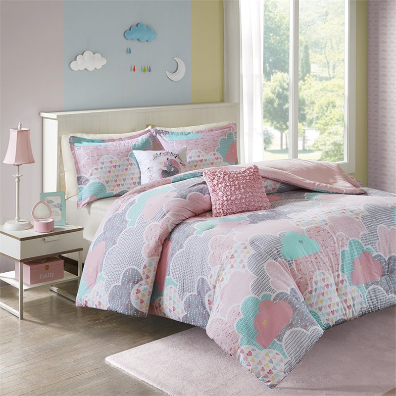 Urban Habitat 5-piece Cotton Printed Comforter Set - Multi-Color