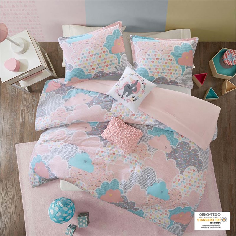 Urban Habitat 5-piece Cotton Printed Comforter Set - Multi-Color