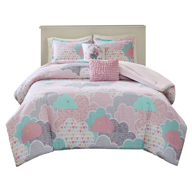 Urban Habitat 5-piece Cotton Printed Comforter Set - Multi-Color