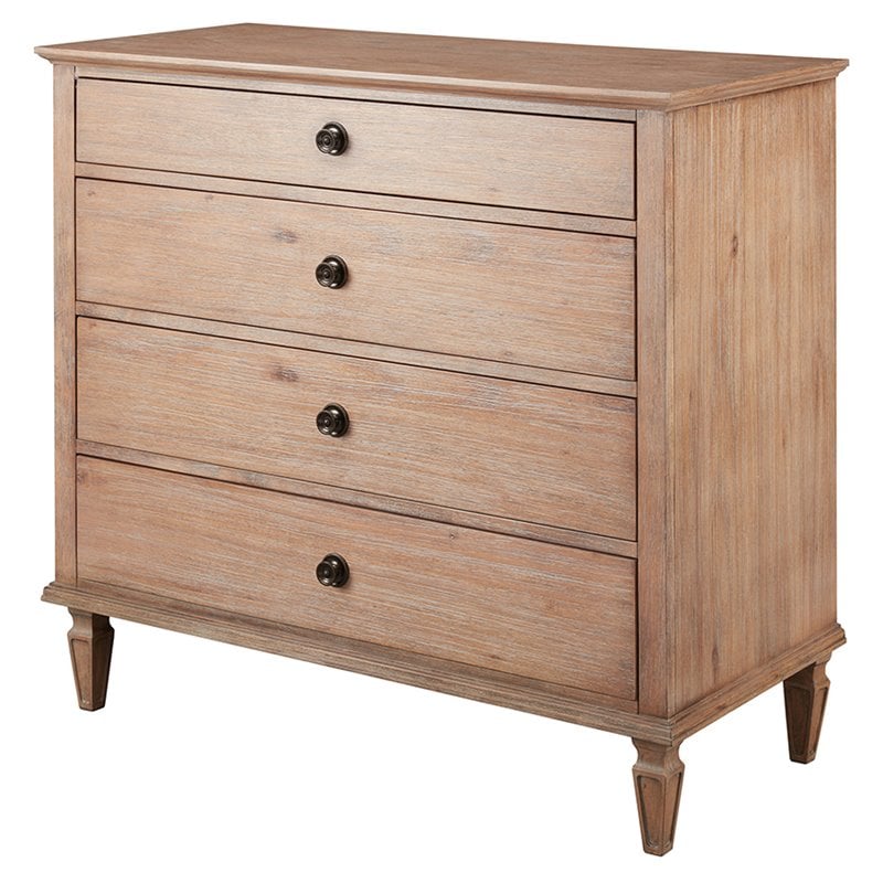 Madison Park Signature Victoria Wood Small Dresser in Natural