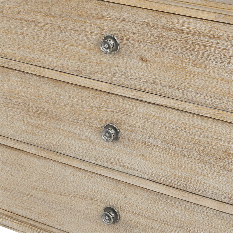 Madison Park Signature Victoria 6-Drawer Wood Dresser in Natural/Gray