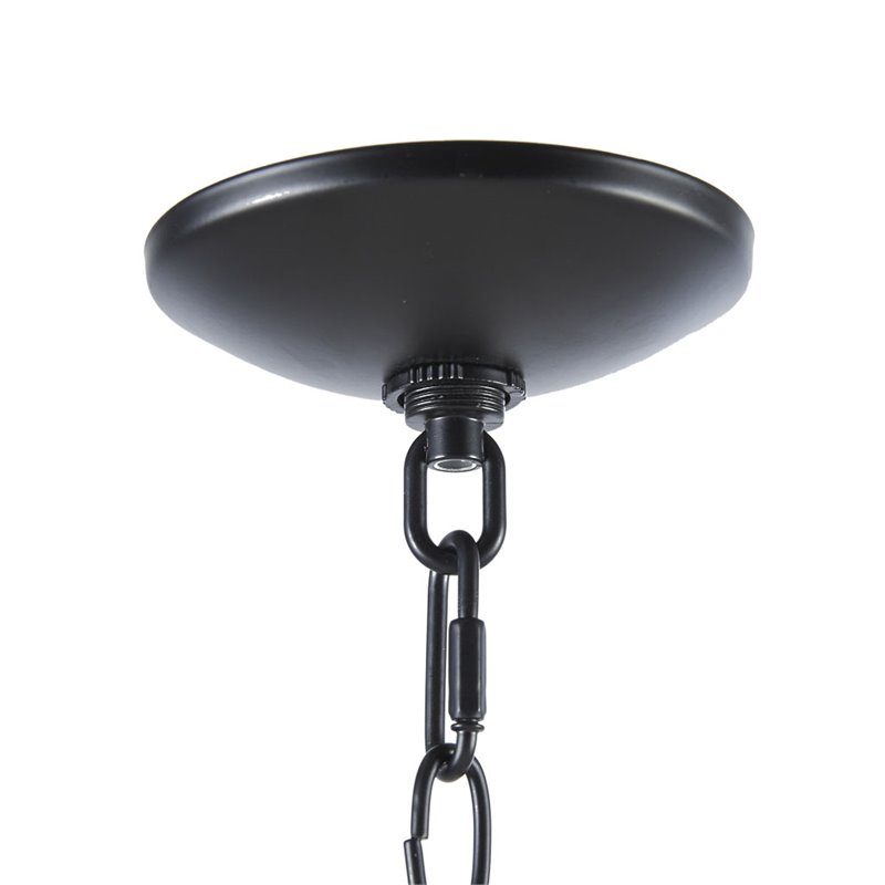 Hampton Hill Brighton 6-light Metal Chandelier Lamp in Black