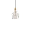 Hampton Hill Auburn 1-light Transitional Glass and Metal Pendant in Gold
