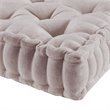 Intelligent Design Azza Square Polyester Chenille Cushion in Blush Pink