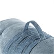 Intelligent Design Edelia Polyester Chenille Long Floor Cushion in Aqua Blue