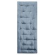 Intelligent Design Edelia Polyester Chenille Long Floor Cushion in Aqua Blue