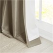 Madison Park Emilia Polyester Twisted Tab Lined Window Panel in Pewter