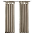Madison Park Emilia Polyester Twisted Tab Lined Window Panel in Pewter