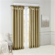 Madison Park Emilia Polyester Twisted Tab Lined Window Panel in Bronze
