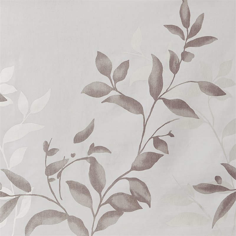 Madison Park Cecily Rayon Polyester Burnout Printed Window Panel - Gray